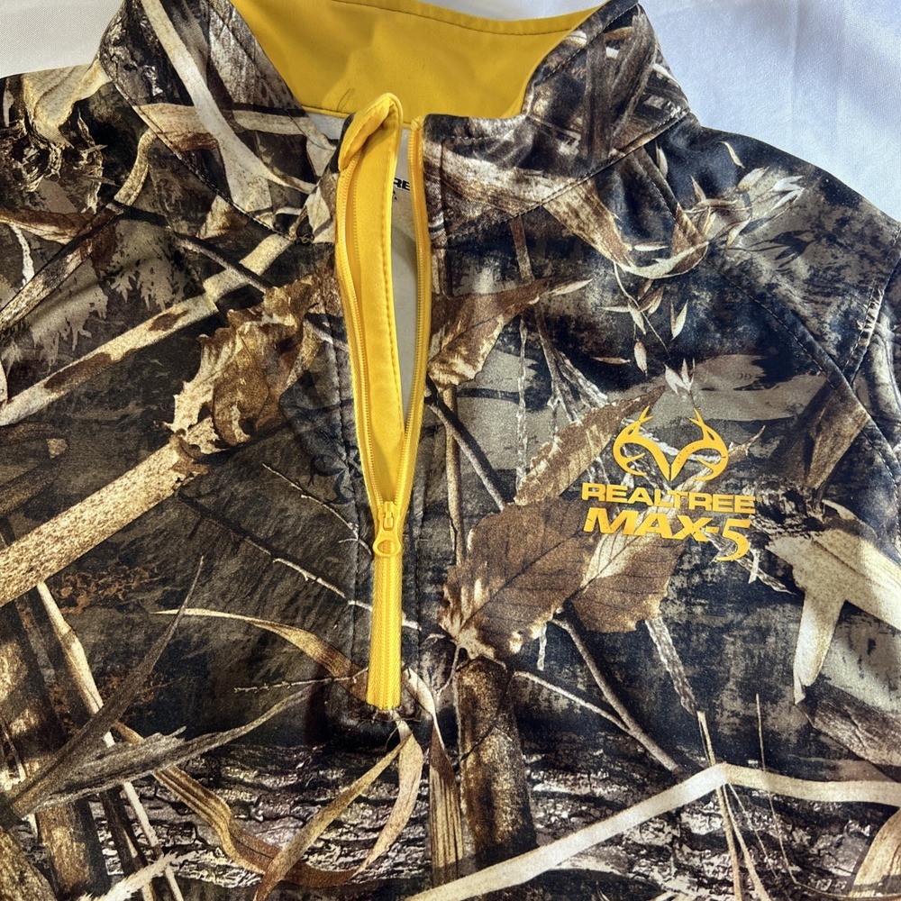 RealTree Camo 1/4 Zip Sweater Sweatshirt Pullover Mens L 42-44 478 - Picture 2 of 6
